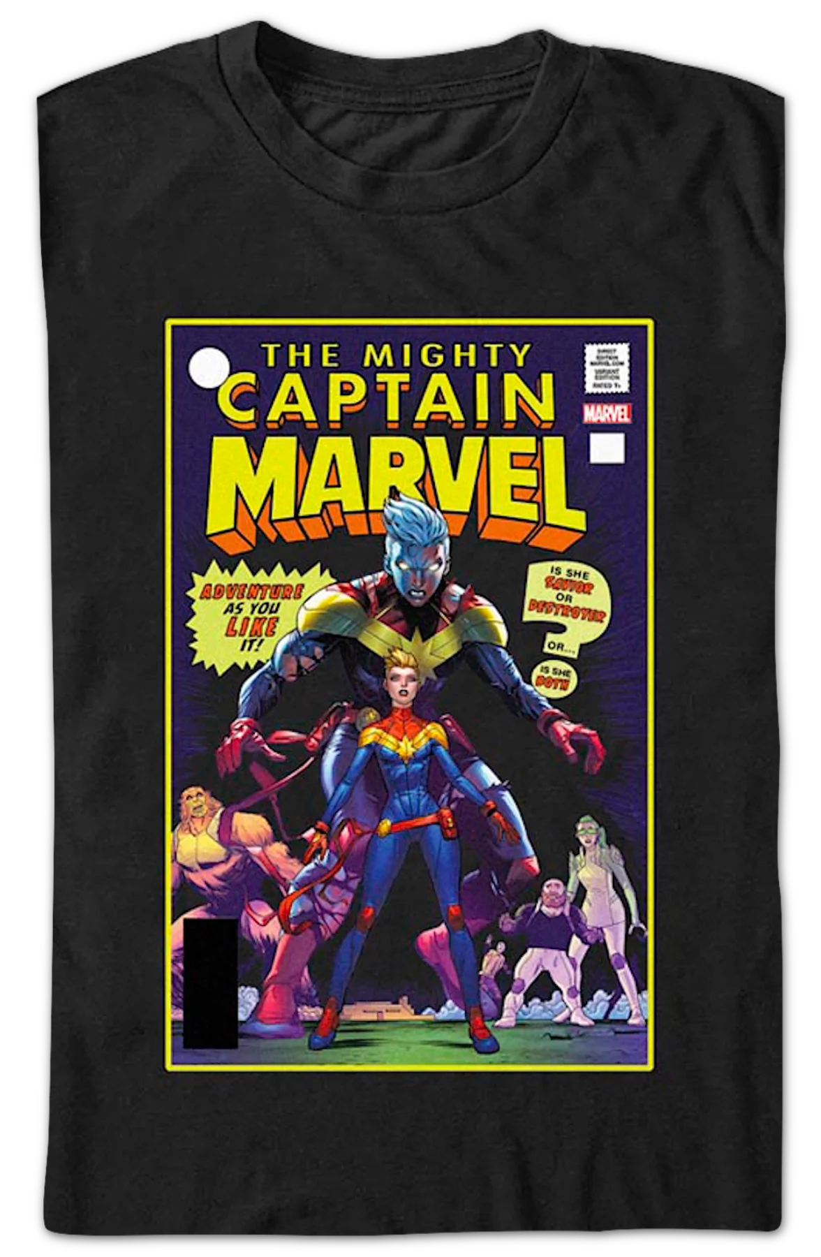 Captain Marvel Adventure As You Like It Marvel Comics T-Shirt - Image 2