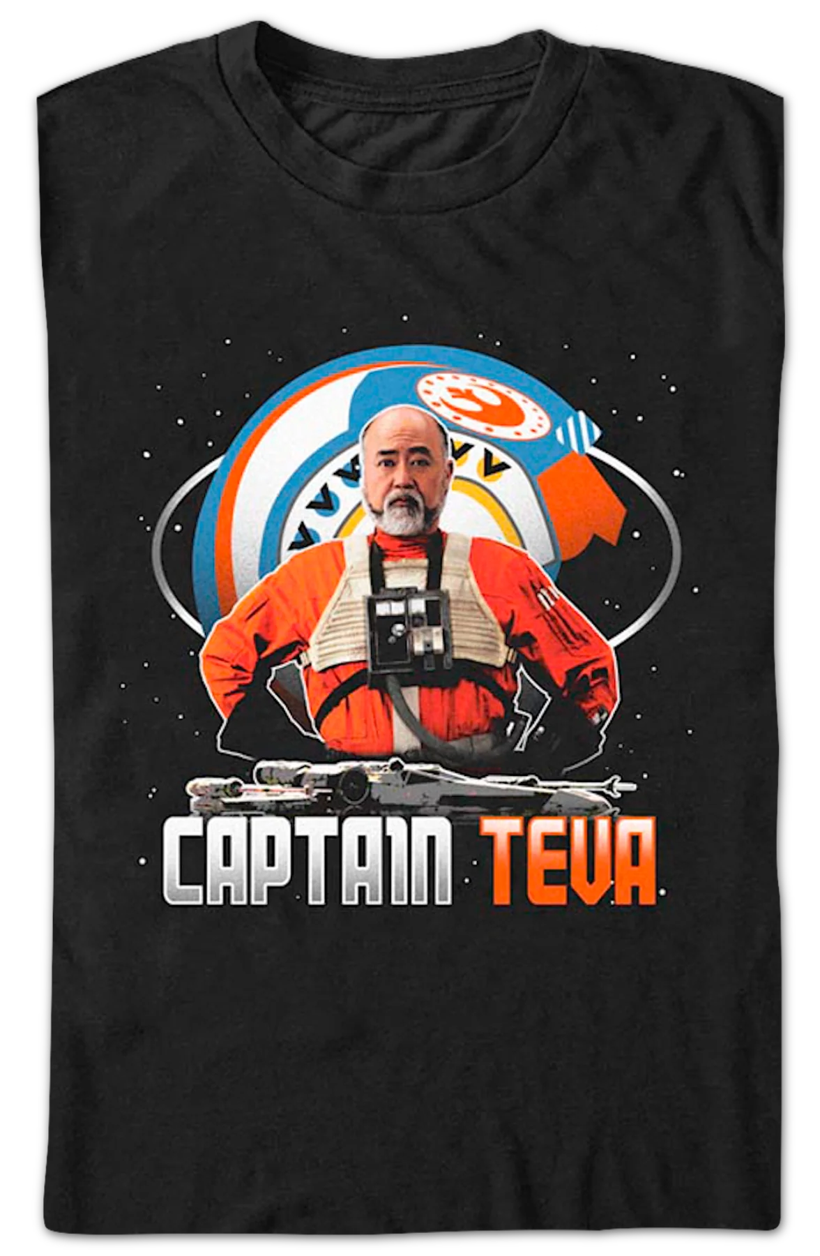 Captain Teva The Mandalorian Star Wars T-Shirt - Image 2