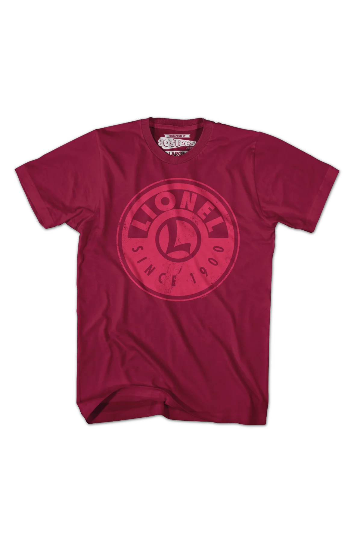 Cardinal Red Logo Lionel Trains T-Shirt - Image 2