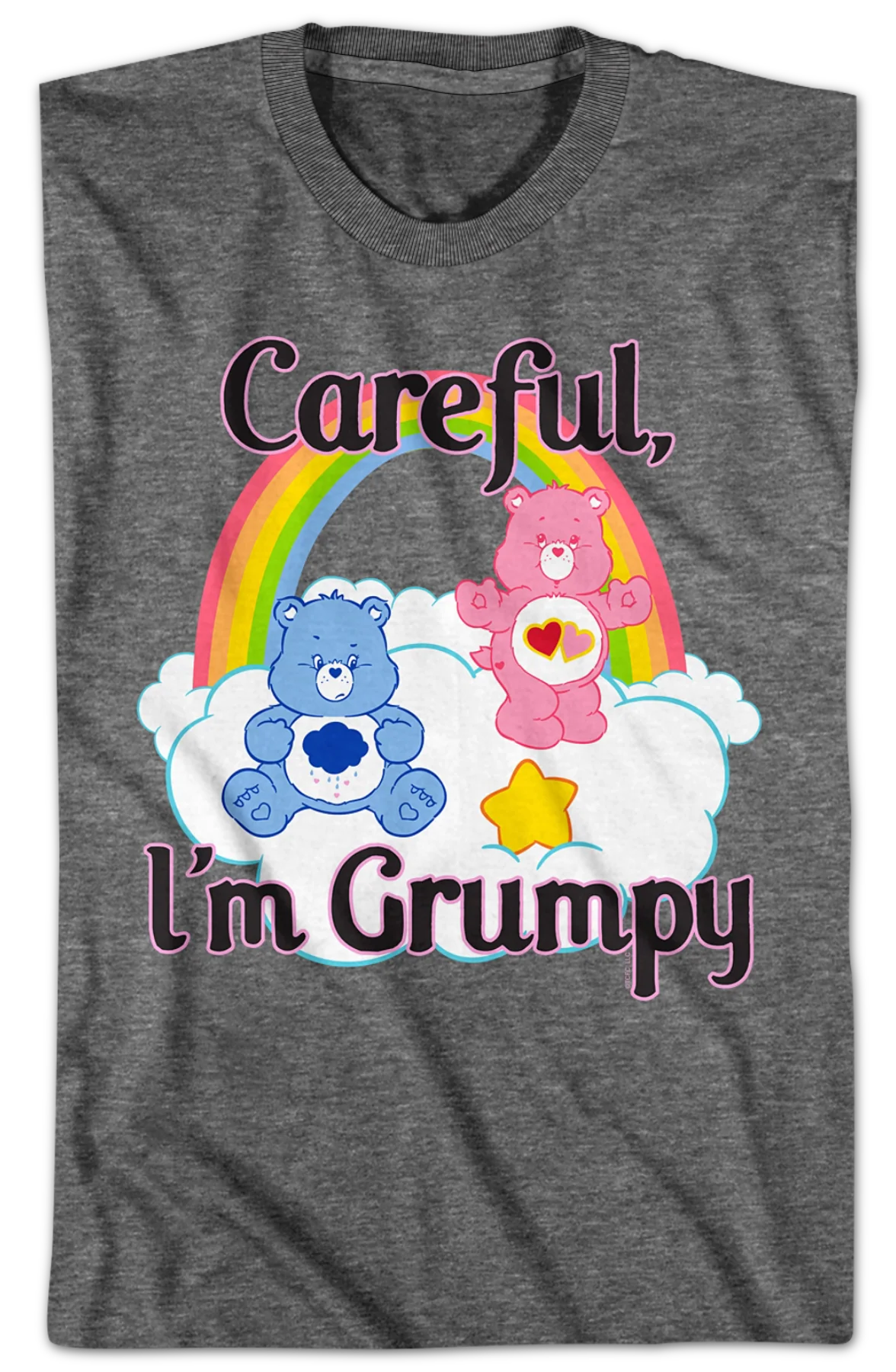 Careful I'm Grumpy Care Bears T-Shirt - Image 2