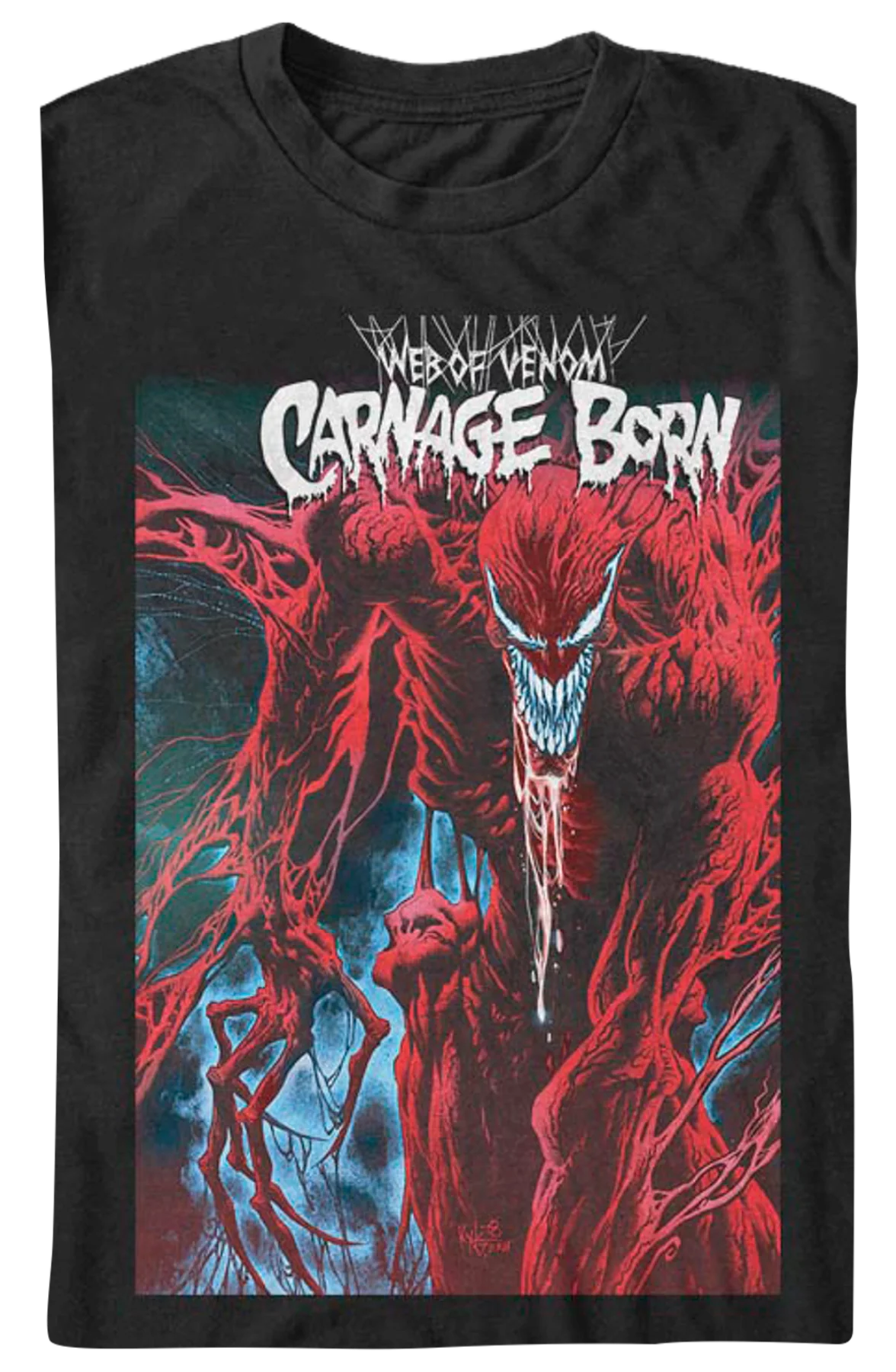 Carnage Born Marvel Comics T-Shirt - Image 2