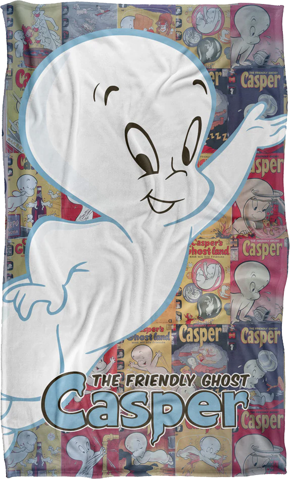 Casper the Friendly Ghost Fleece Blanket