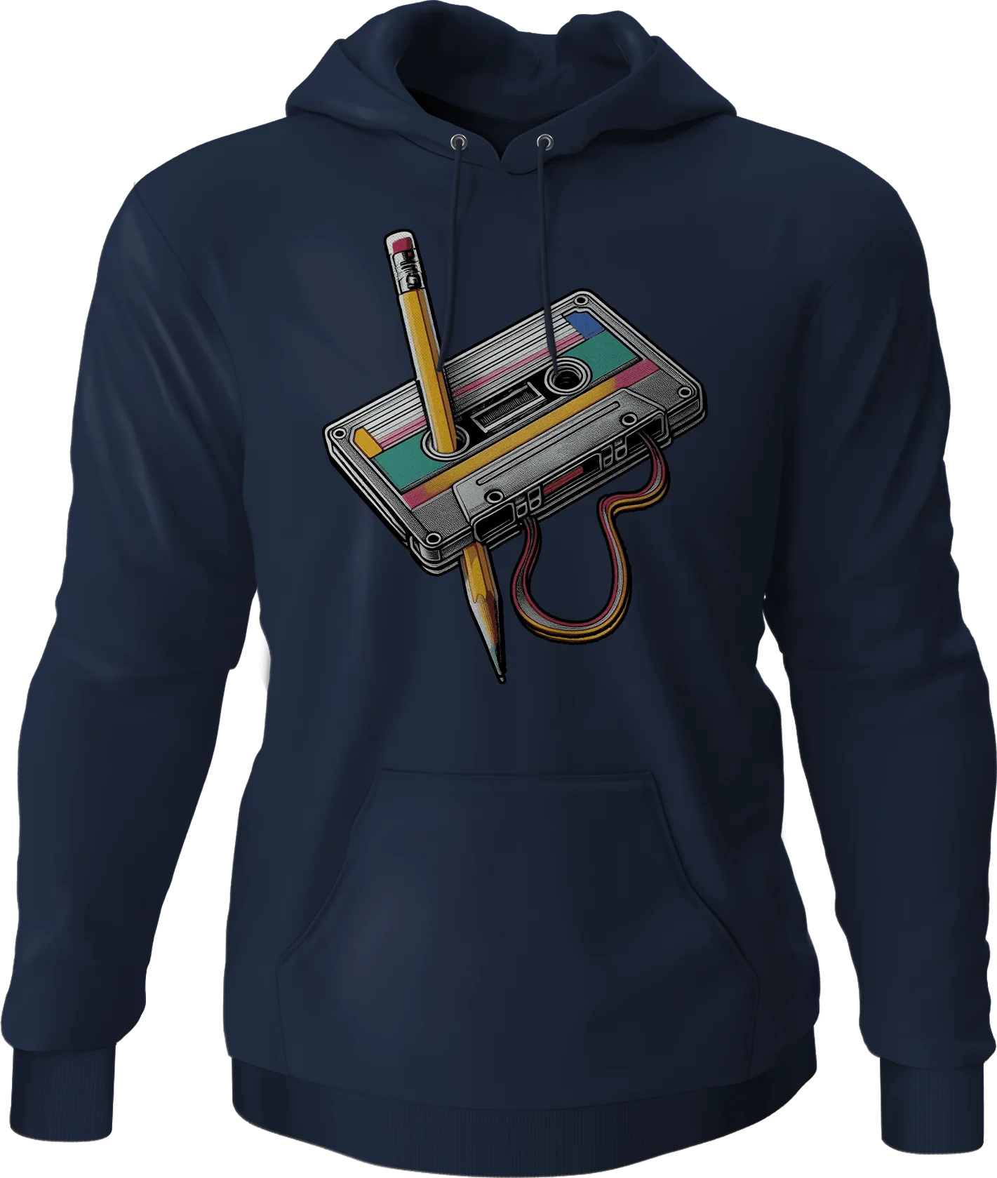 Cassette Tape Rewind Hoodie - Image 4