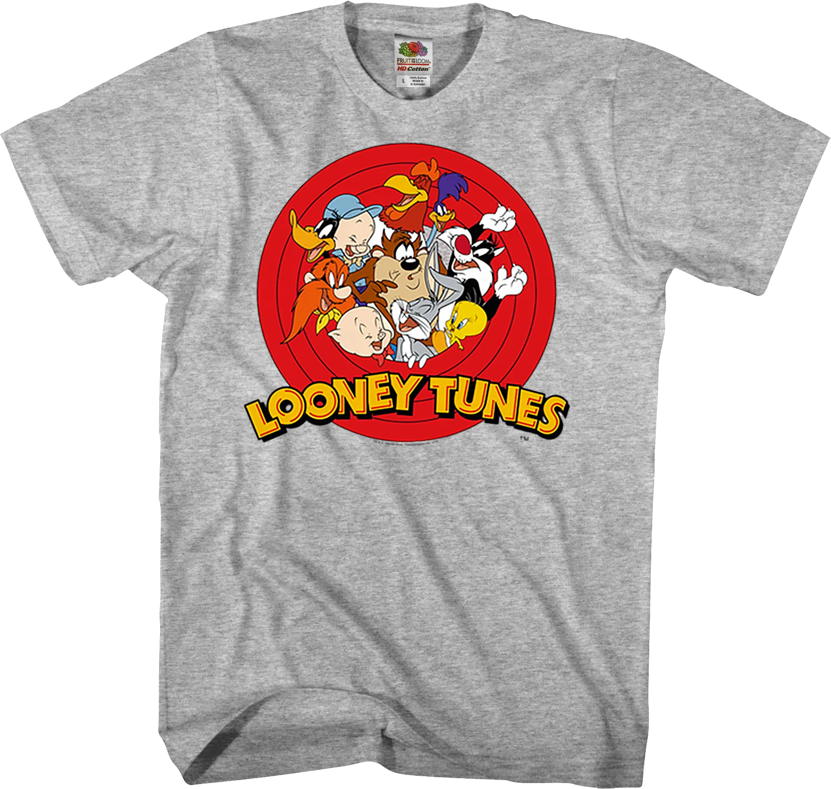 Cast And Logo Looney Tunes T-Shirt