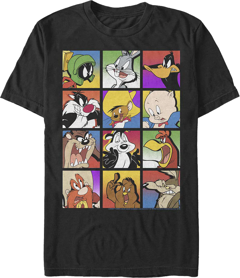 Cast Blocks Looney Tunes T-Shirt
