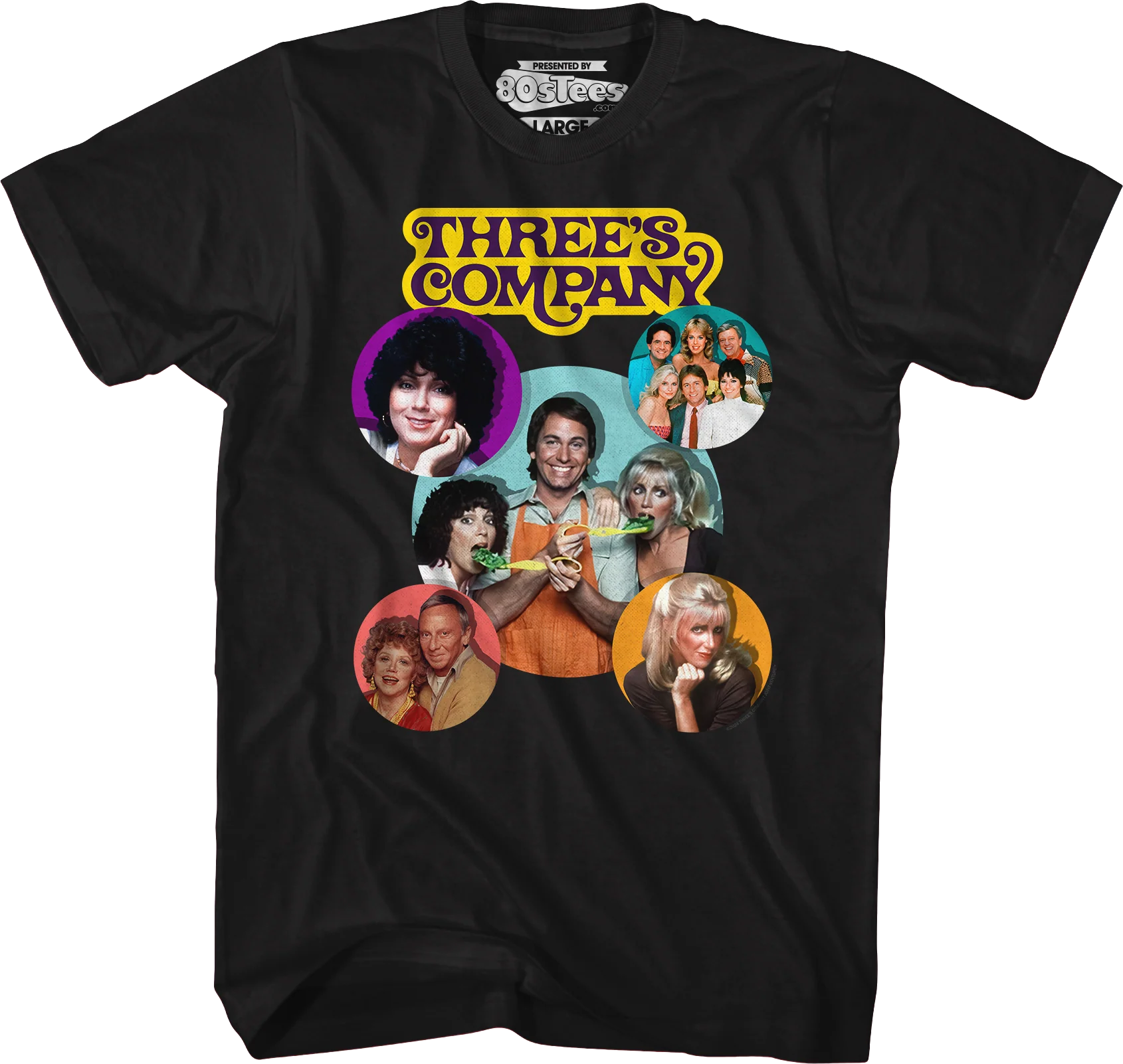 Cast Collage Three's Company T-Shirt