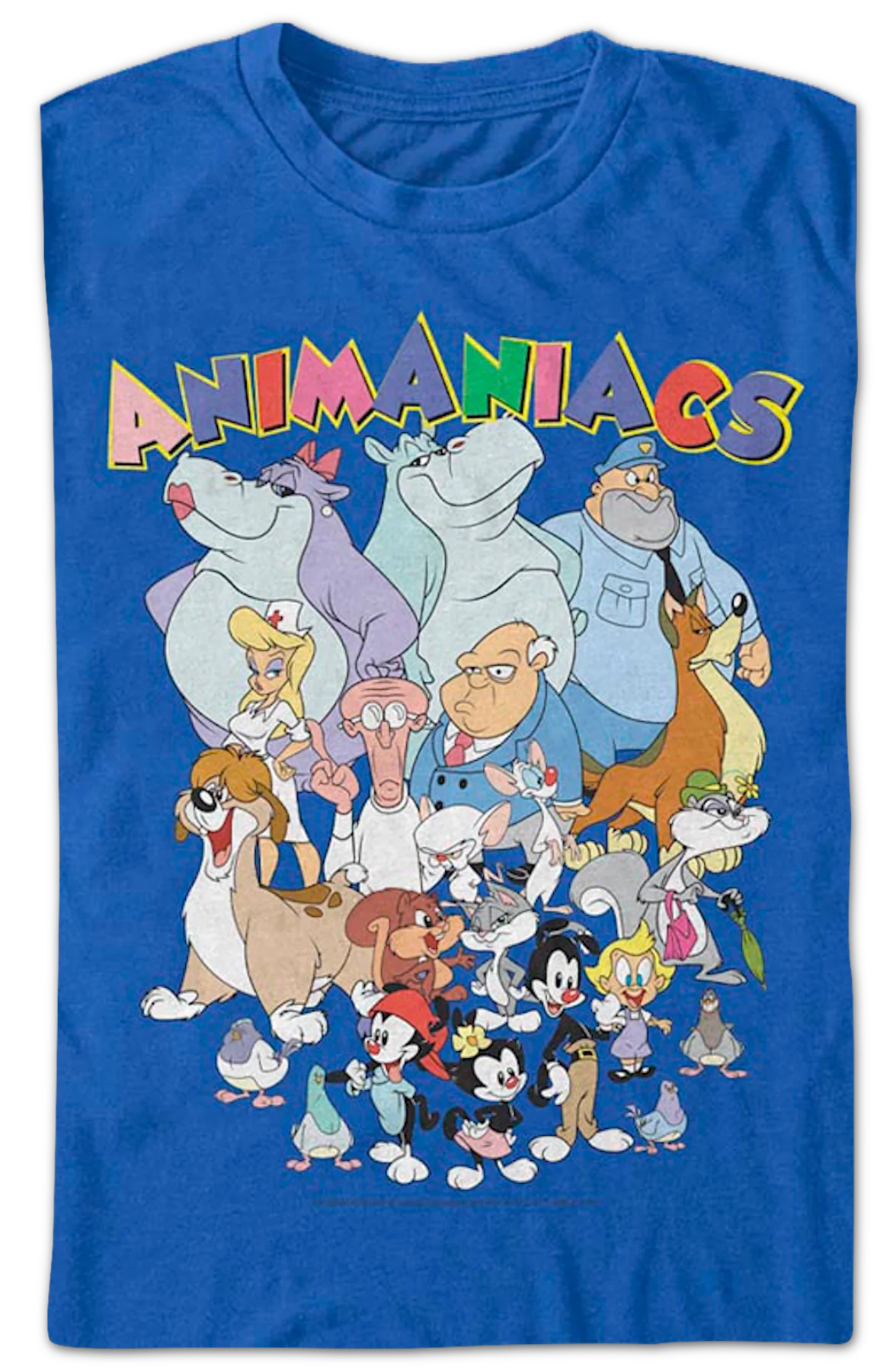 Cast Group Photo Animaniacs T-Shirt - Image 2