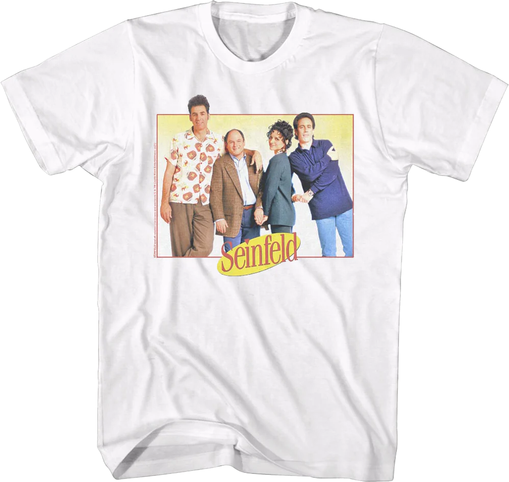 Cast Group Photo Seinfeld T-Shirt