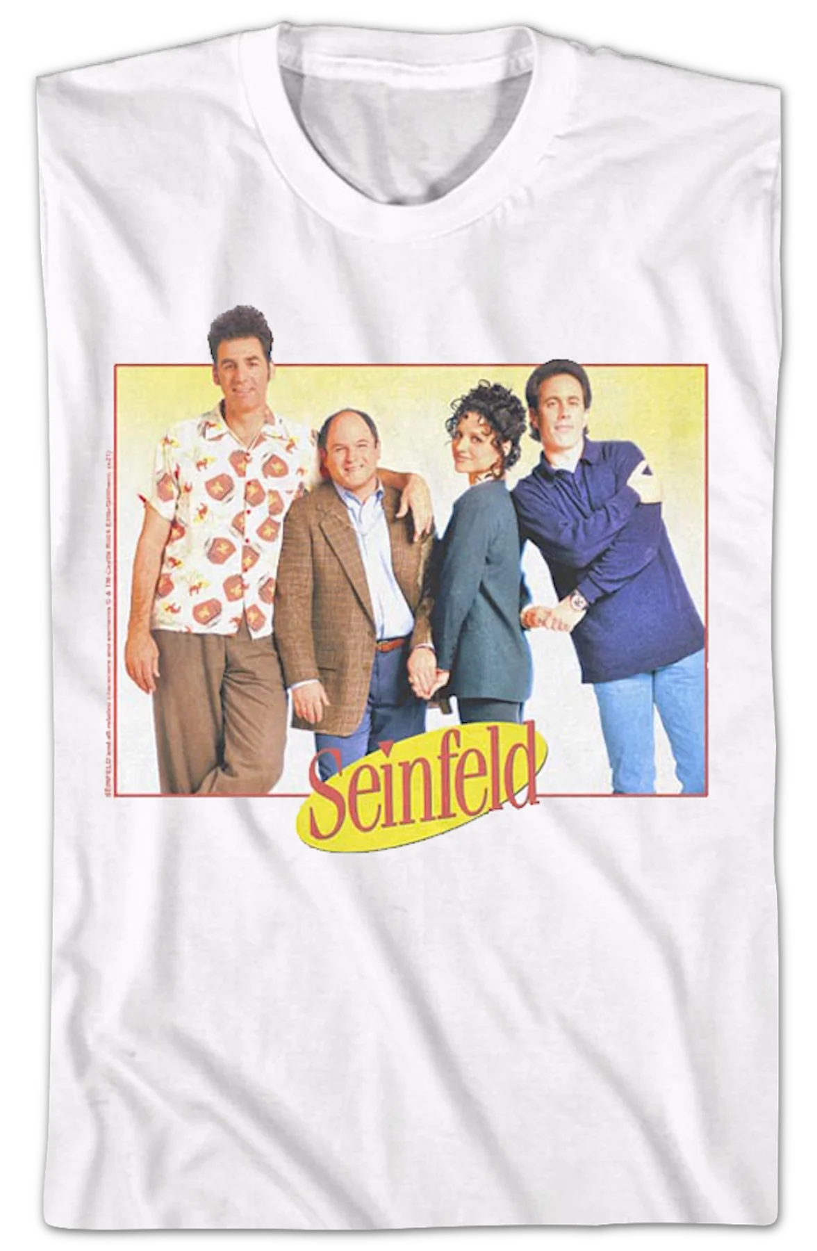 Cast Group Photo Seinfeld T-Shirt - Image 2