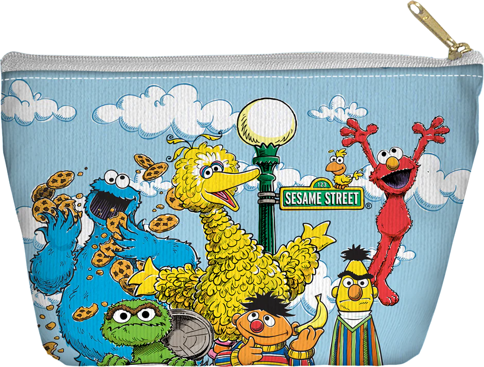 Cast of Sesame Street Accessory Pouch