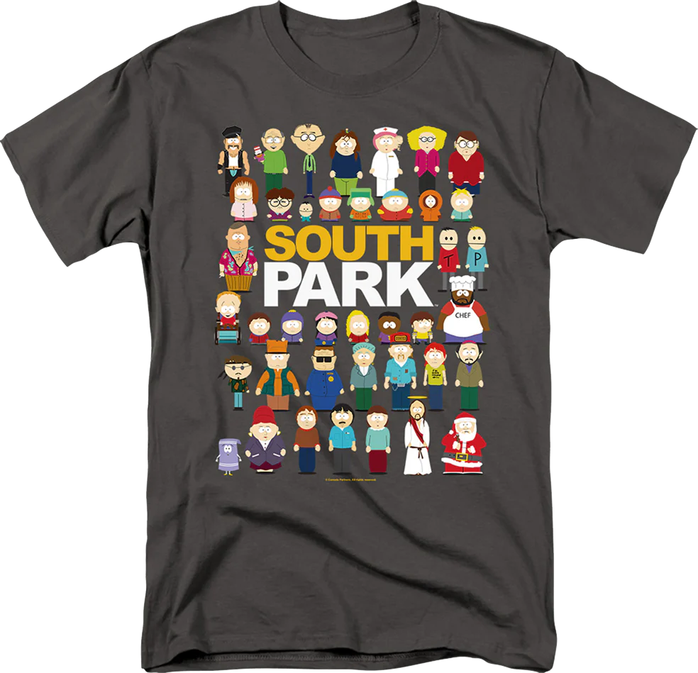 Cast Photo South Park T-Shirt