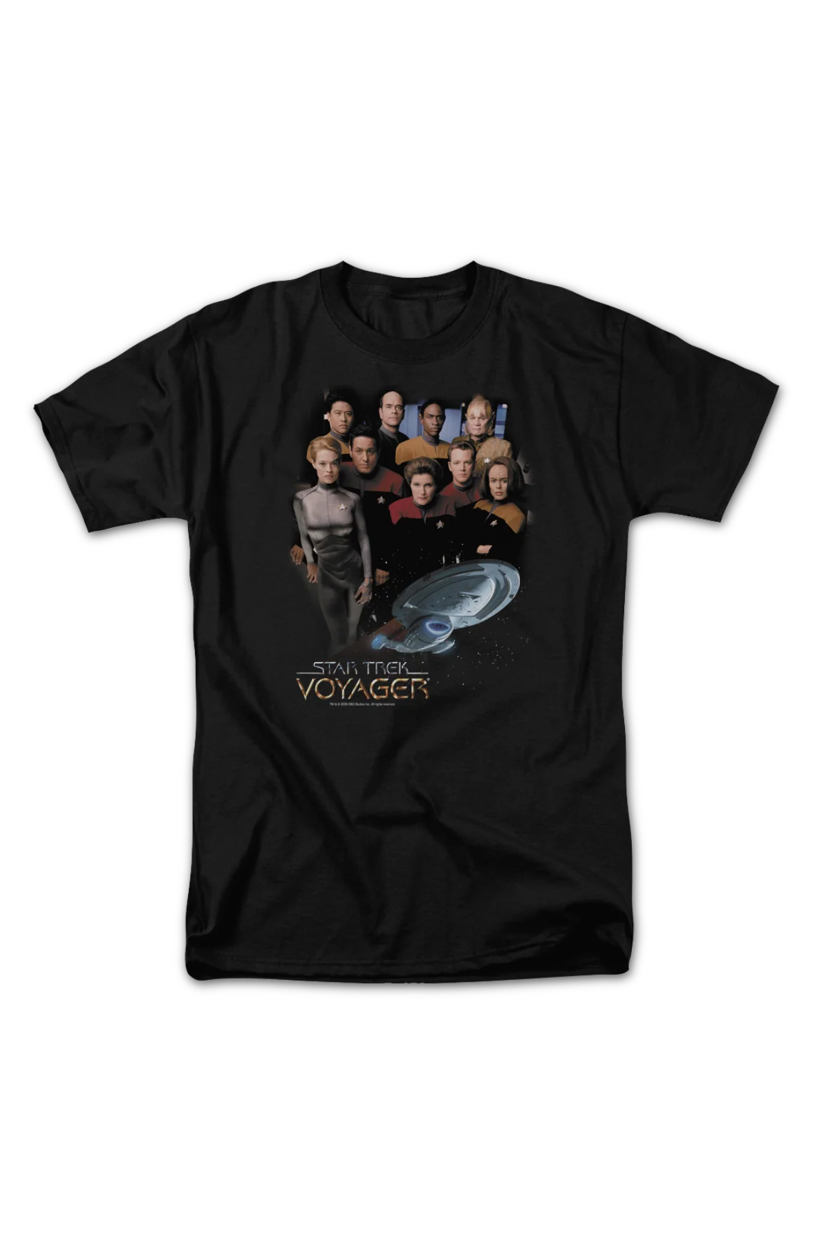 Cast Photo Star Trek Voyager T-Shirt - Image 2