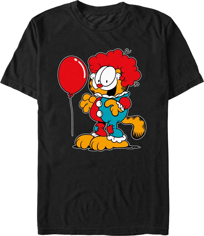 Cat Clown Garfield T-Shirt