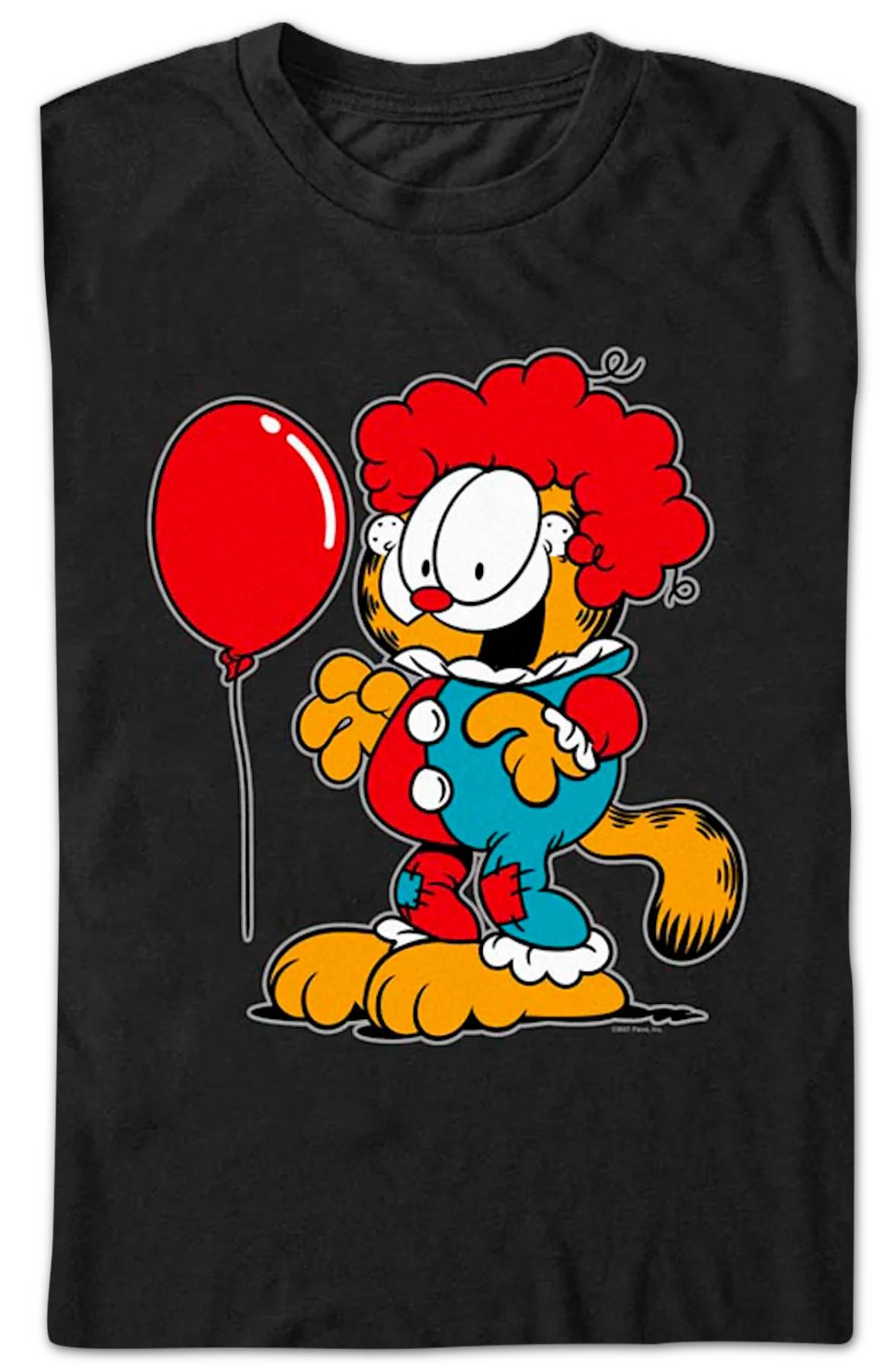 Cat Clown Garfield T-Shirt - Image 2