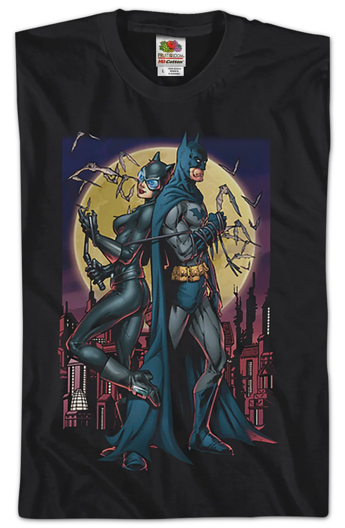 Catwoman and Batman T-Shirt - Image 2