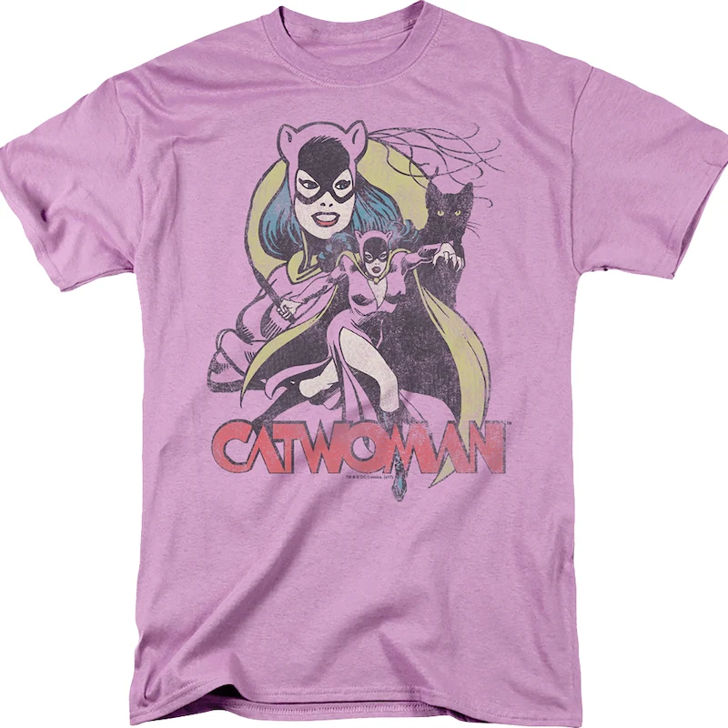 Catwoman Collage DC Comics T-Shirt