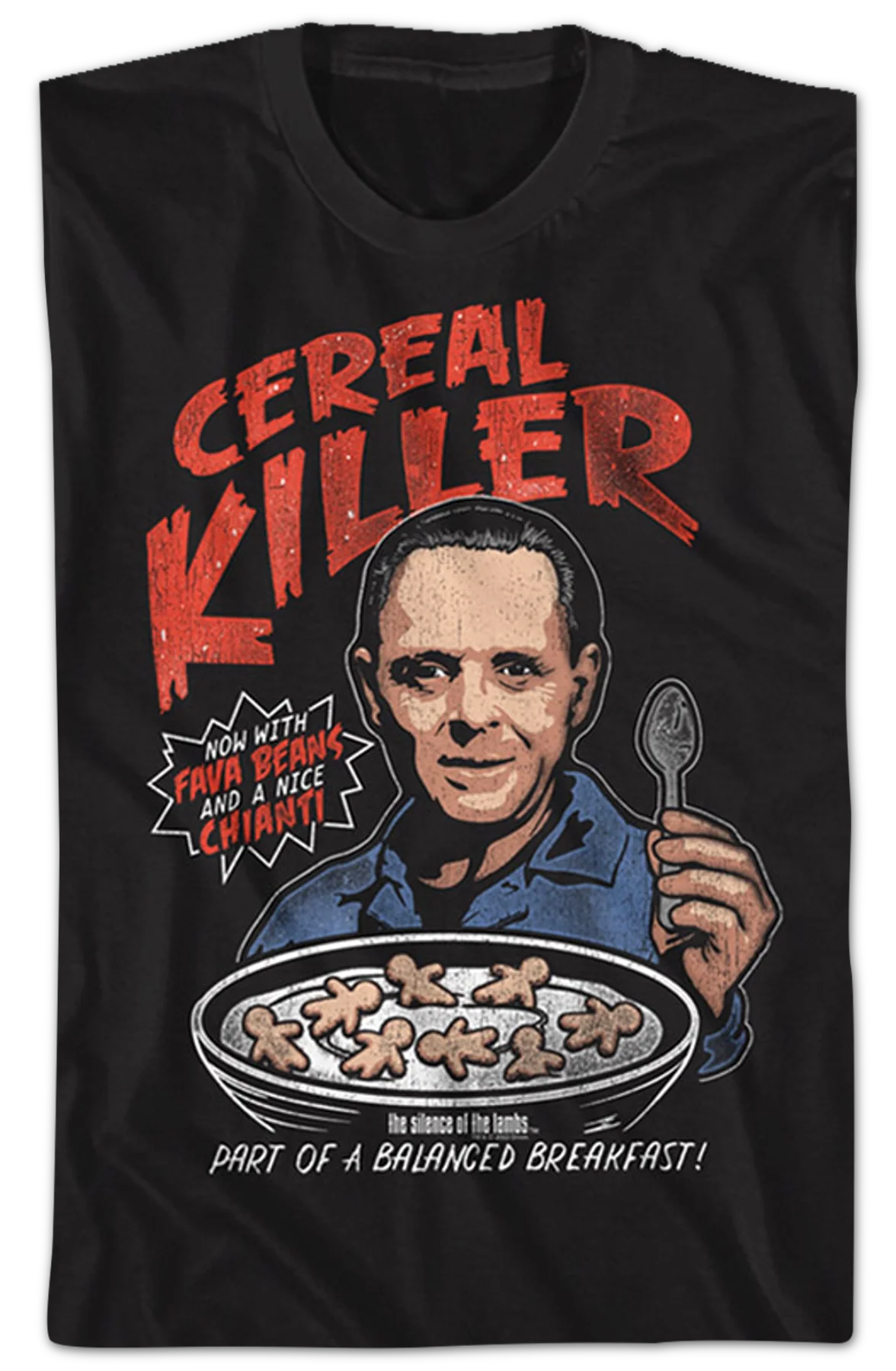 Cereal Killer Silence Of The Lambs T-Shirt - Image 2