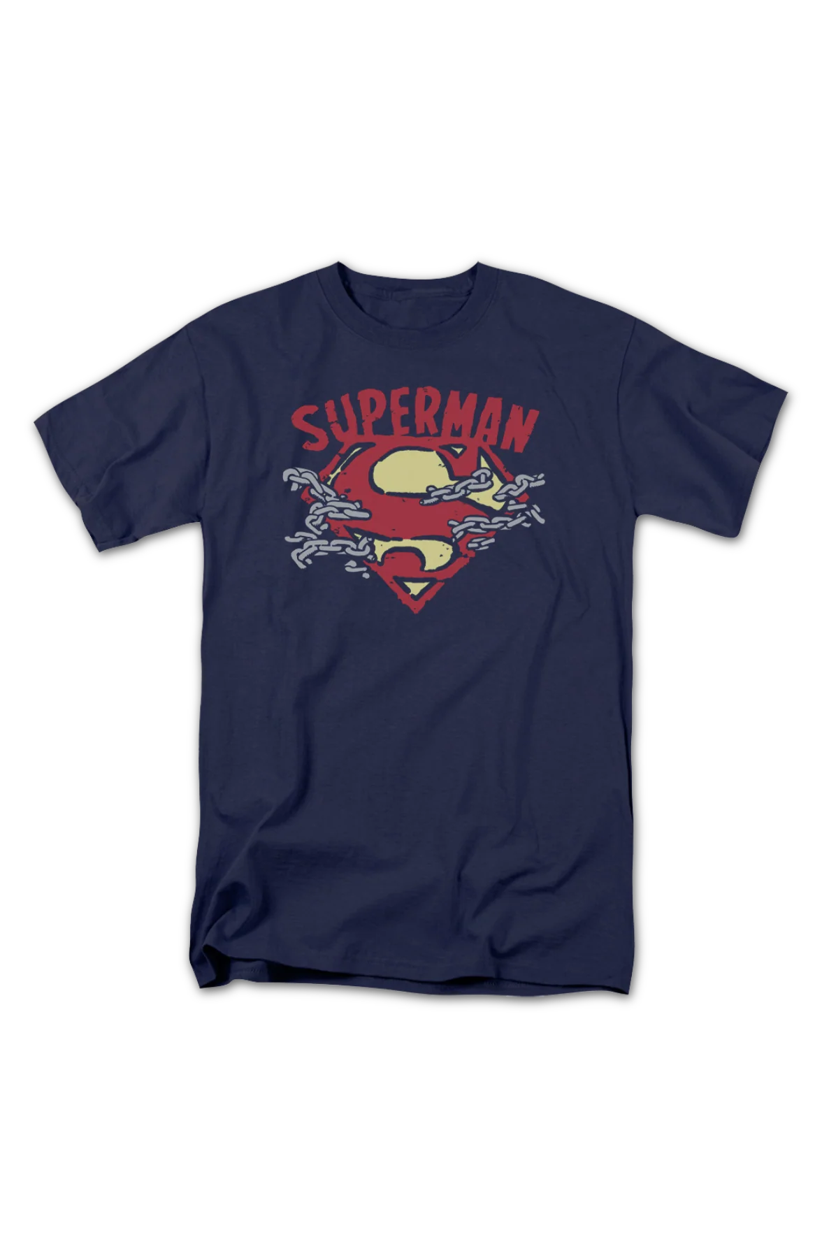 Chain Breaking Logo Superman DC Comics T-Shirt - Image 2
