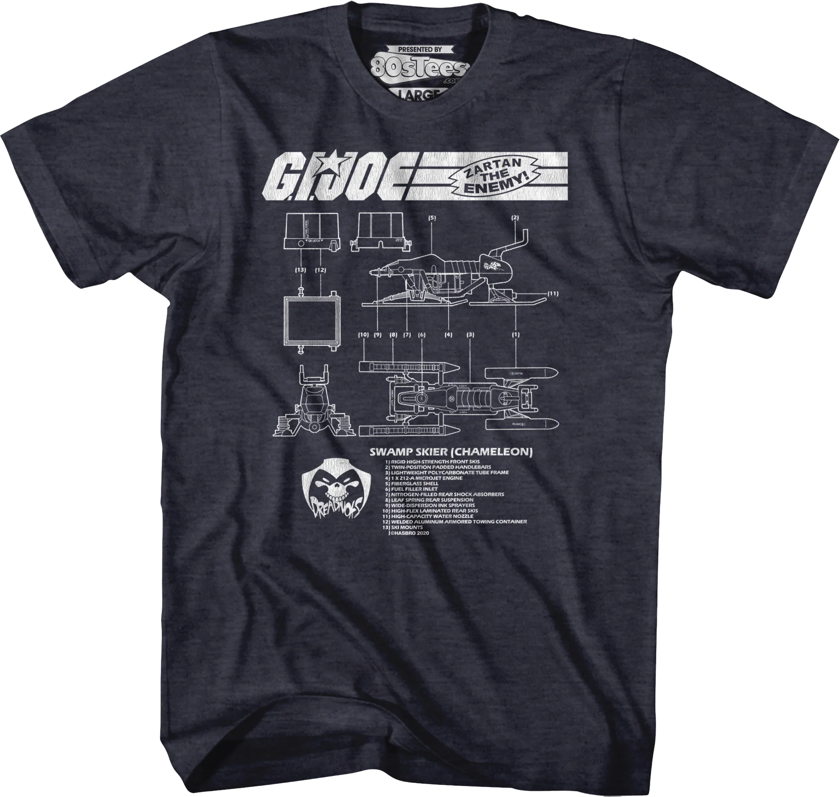 Chameleon Instruction Manual GI Joe T-Shirt