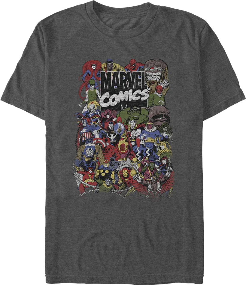 Character Collage Marvel Comics T-Shirt