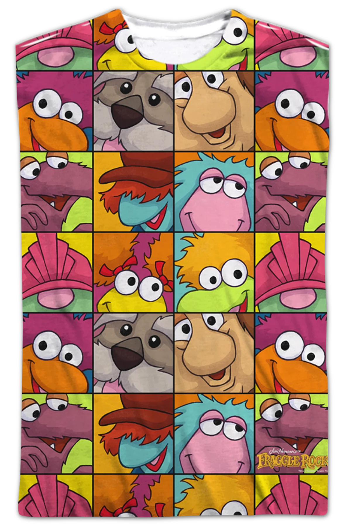Character Faces Fraggle Rock T-Shirt - Image 2