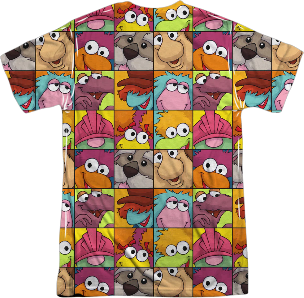 Character Faces Fraggle Rock T-Shirt - Image 3