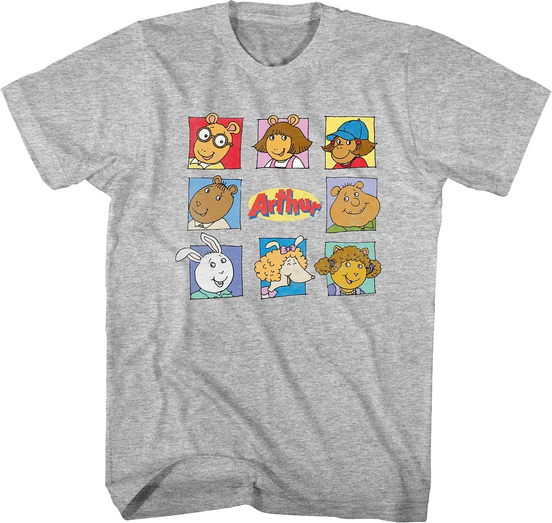Character Panels Arthur T-Shirt