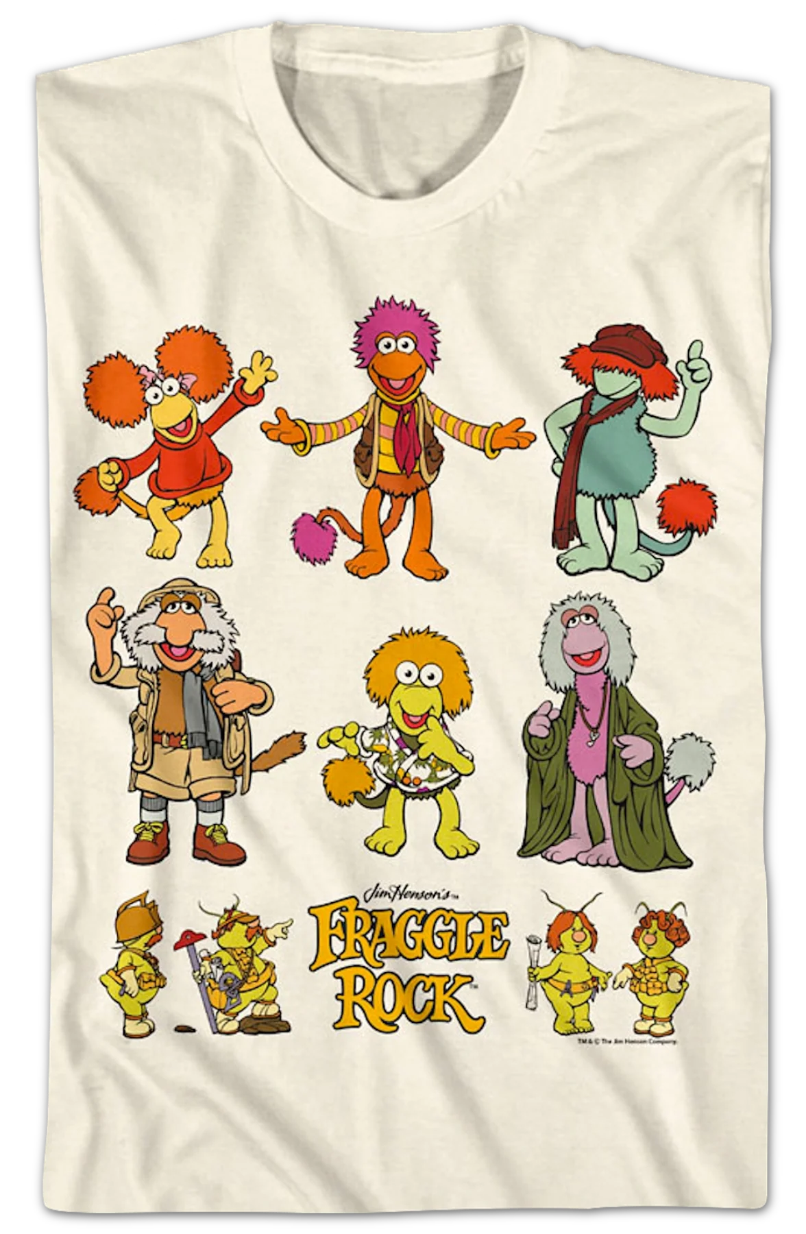 Character Poses Fraggle Rock T-Shirt - Image 2