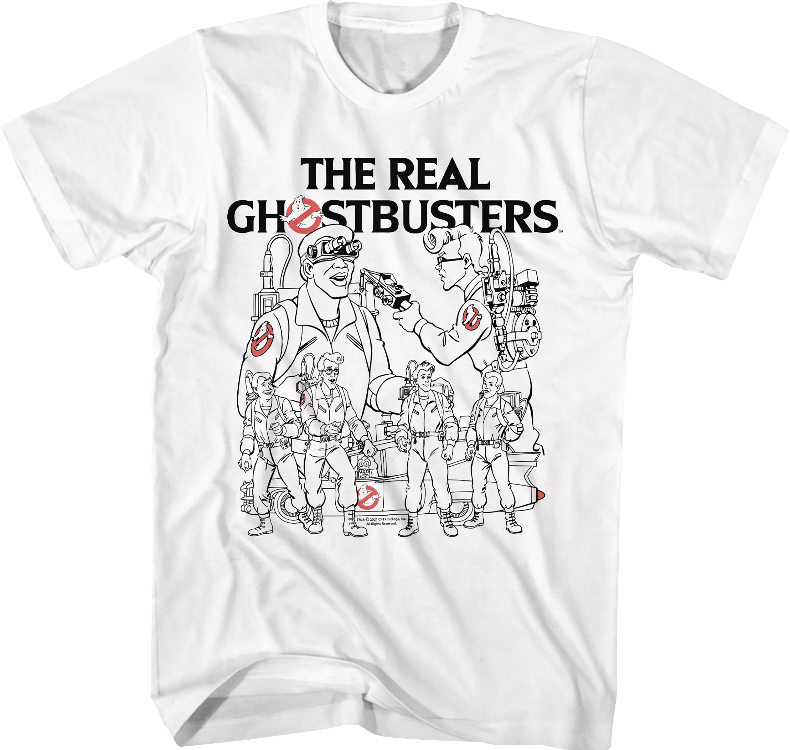 Character Sketches Real Ghostbusters T-Shirt