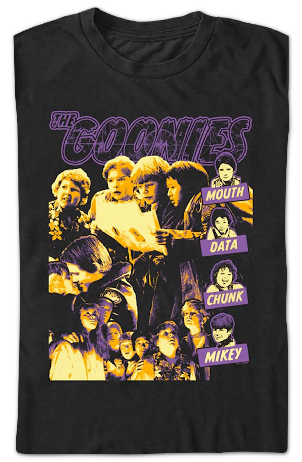 Characters Collage Goonies T-Shirt - Image 2