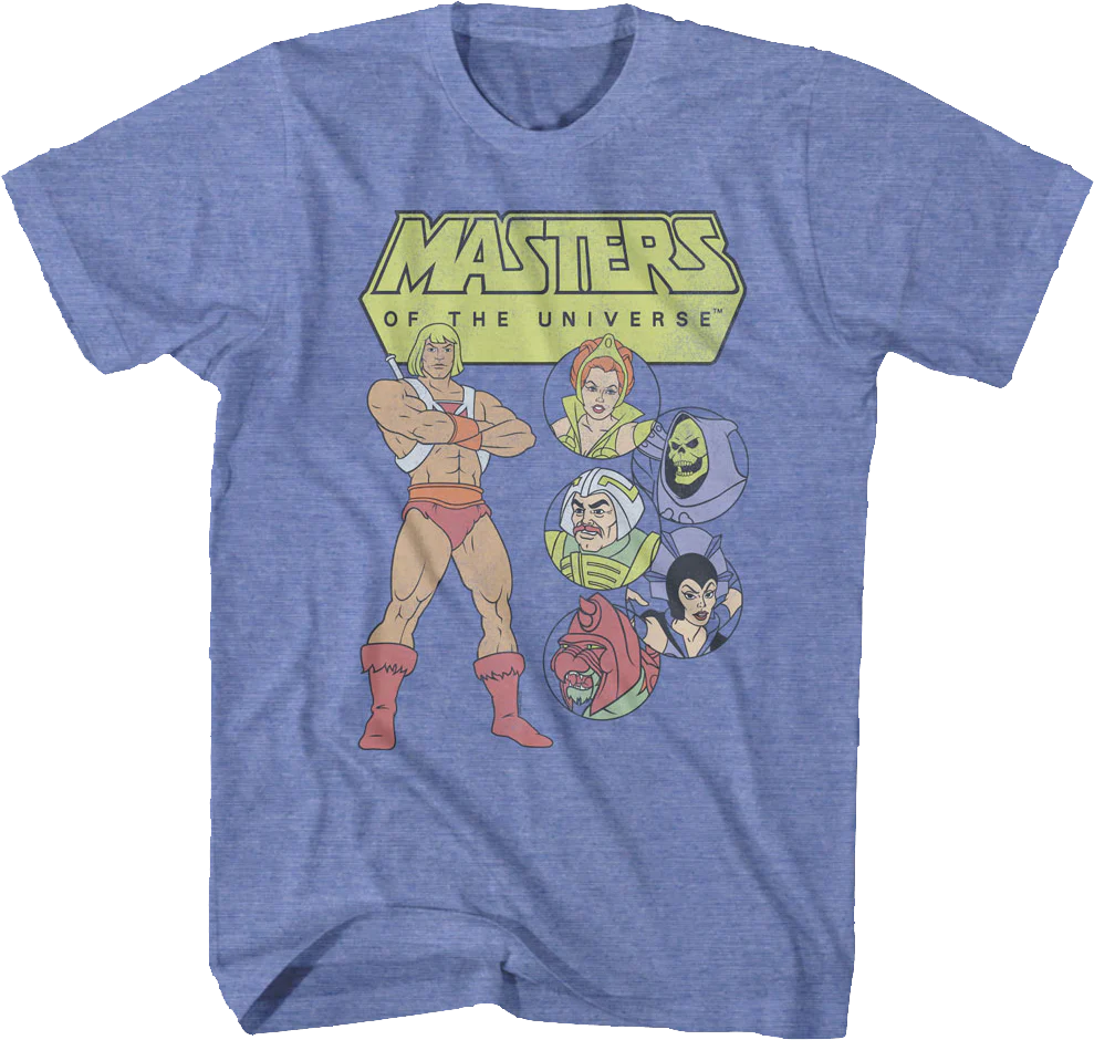 Characters Collage Masters of the Universe T-Shirt