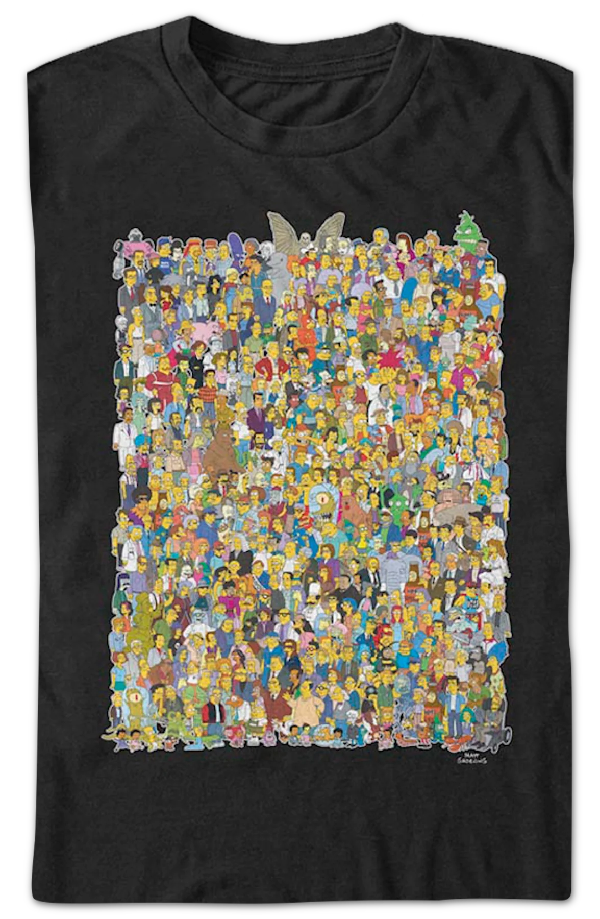 Characters Collage Simpsons T-Shirt - Image 2