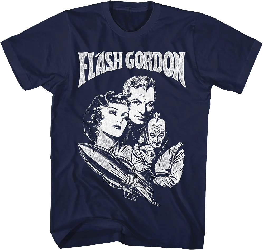 Characters Rocket Flash Gordon T-Shirt