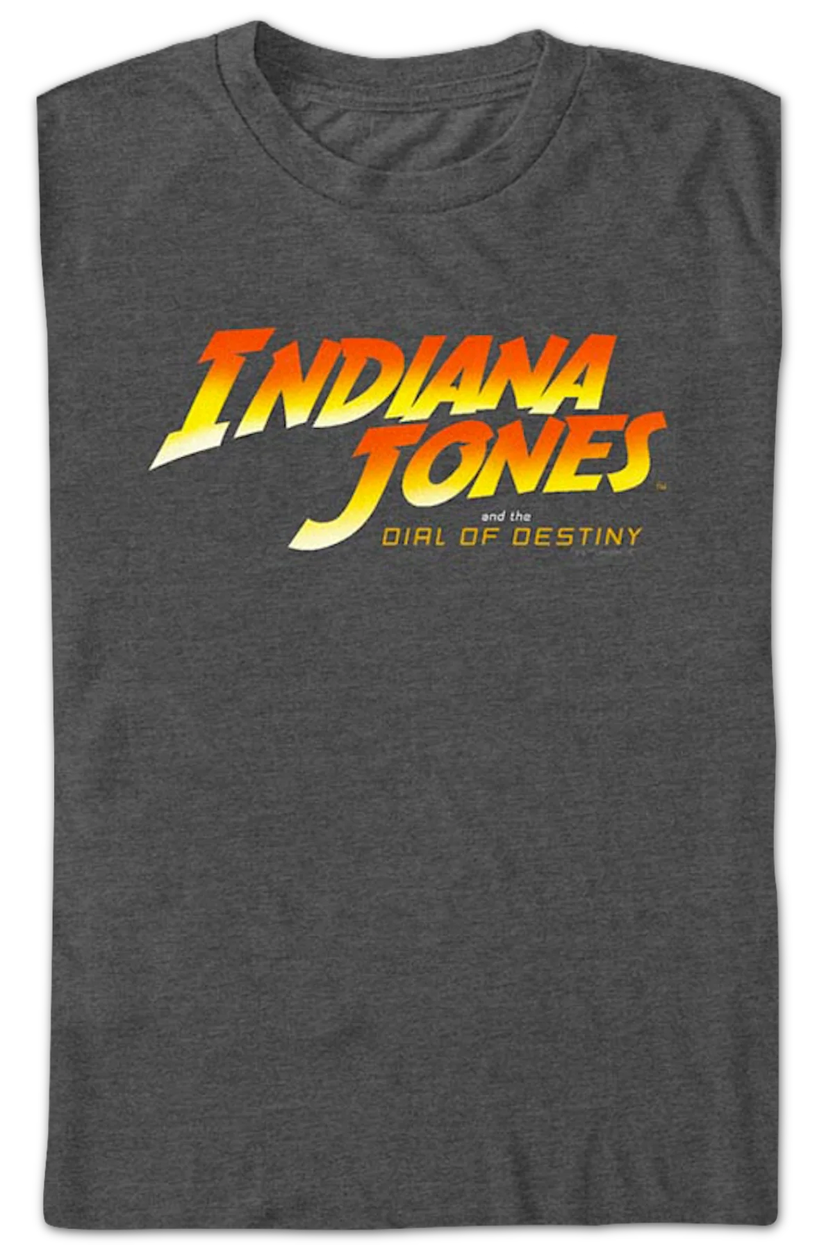 Charcoal Indiana Jones and the Dial of Destiny T-Shirt - Image 2