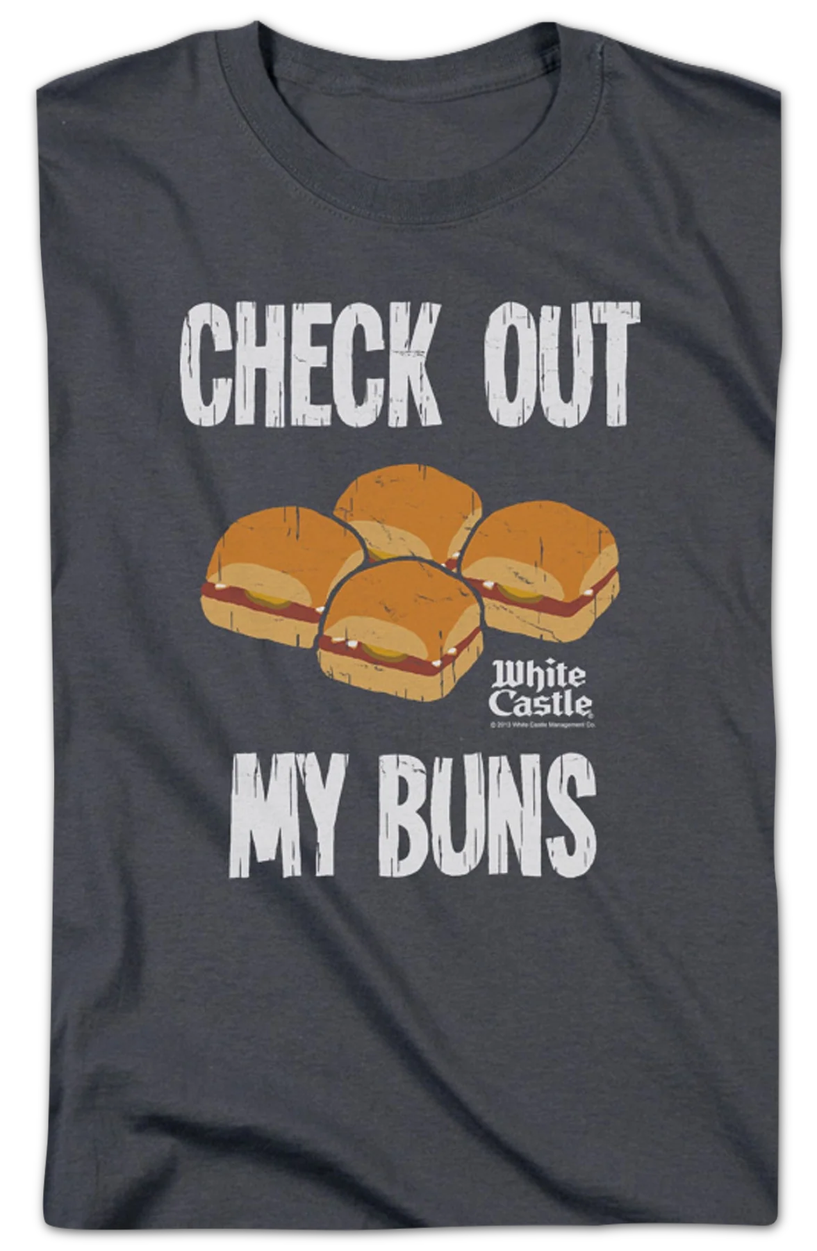 Check Out My Buns White Castle T-Shirt - Image 2