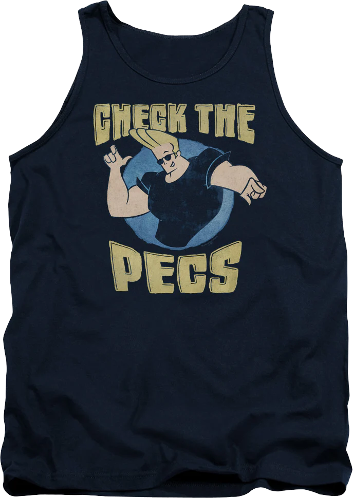 Check The Pecs Johnny Bravo Tank Top