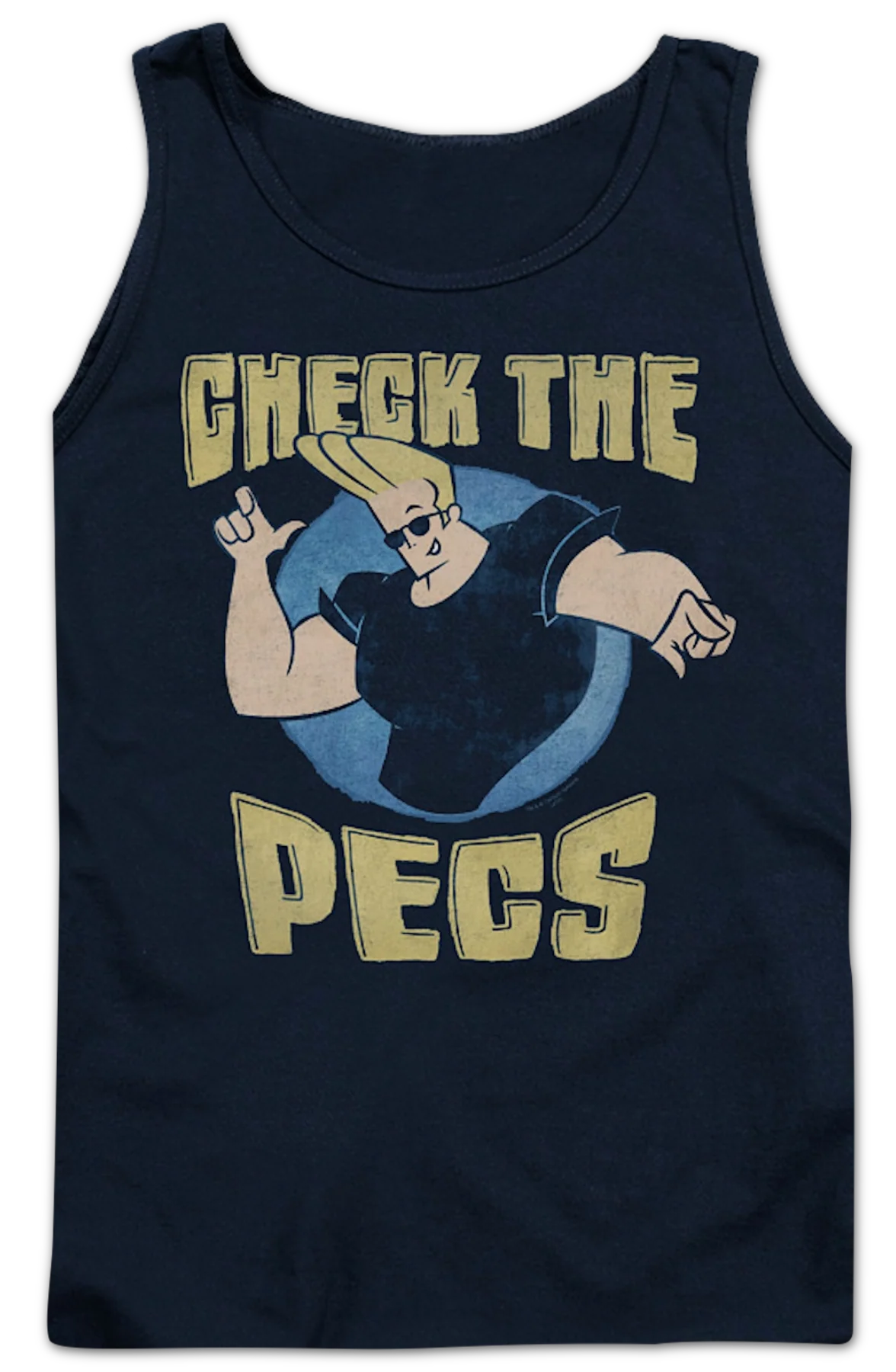 Check The Pecs Johnny Bravo Tank Top - Image 2
