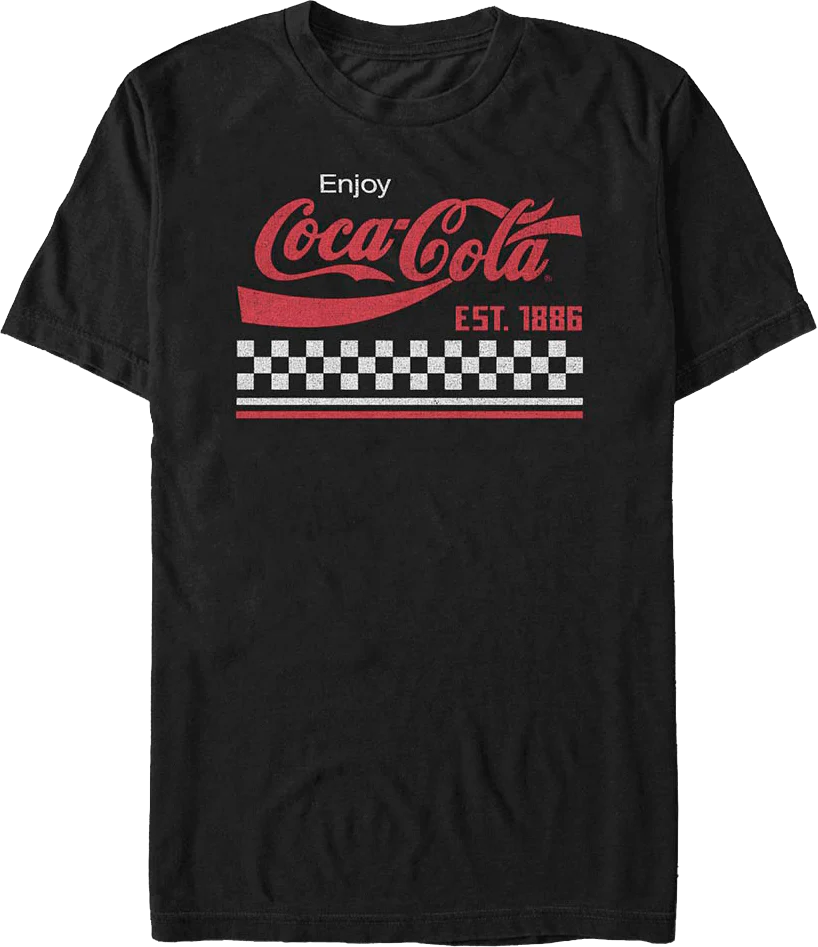 Checker Stripe Coca-Cola T-Shirt