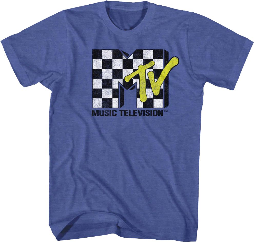 Checkerboard Logo MTV Shirt