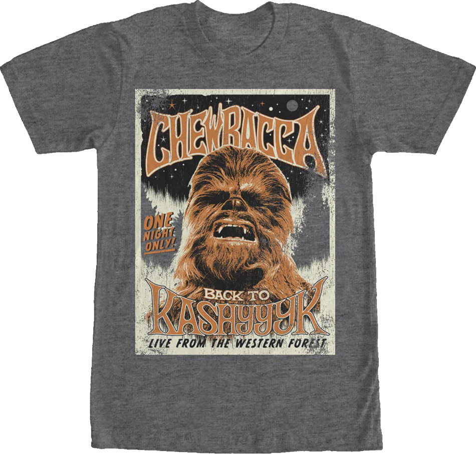 Chewbacca Back To Kashyyyk Star Wars T-Shirt