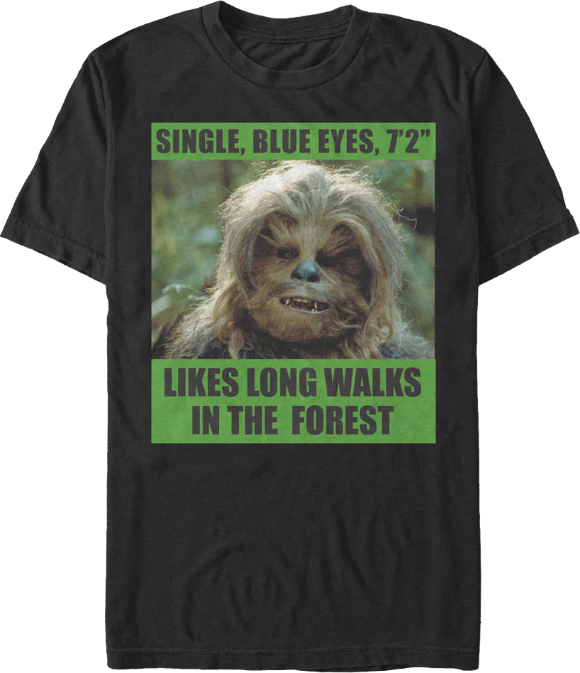 Chewbacca Personal Ad Star Wars T-Shirt