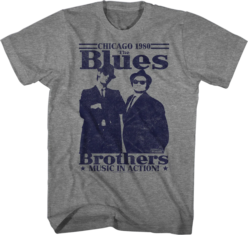 Chicago 1980 Blues Brothers T-Shirt