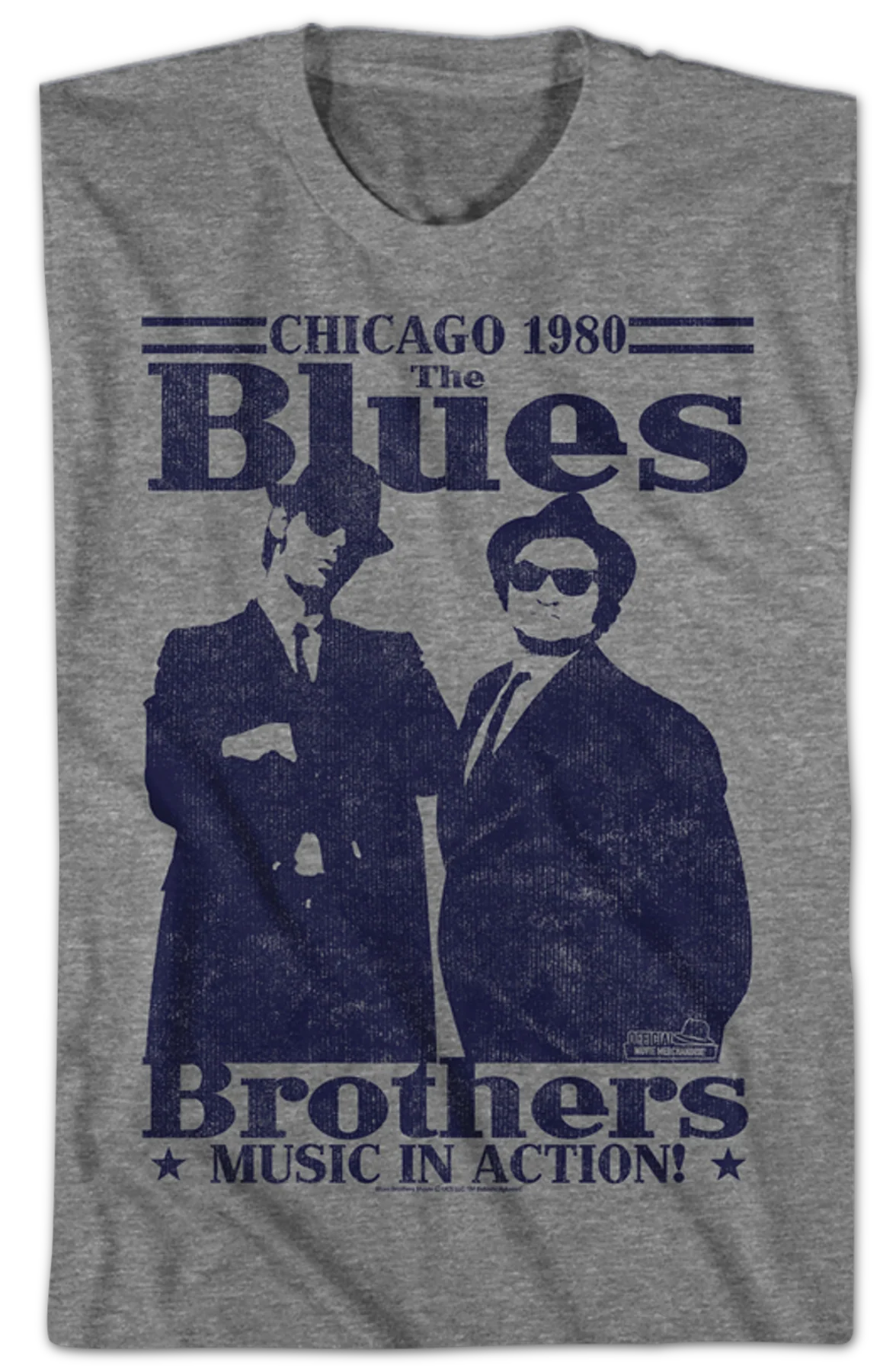 Chicago 1980 Blues Brothers T-Shirt - Image 2