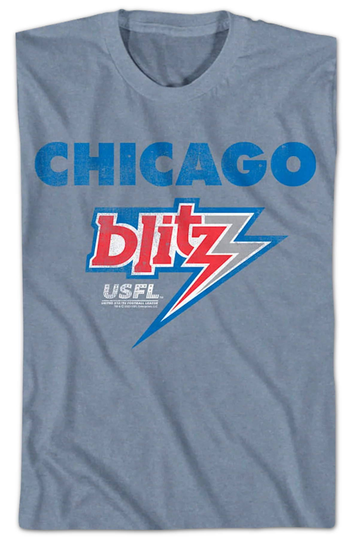 Chicago Blitz USFL T-Shirt - Image 2