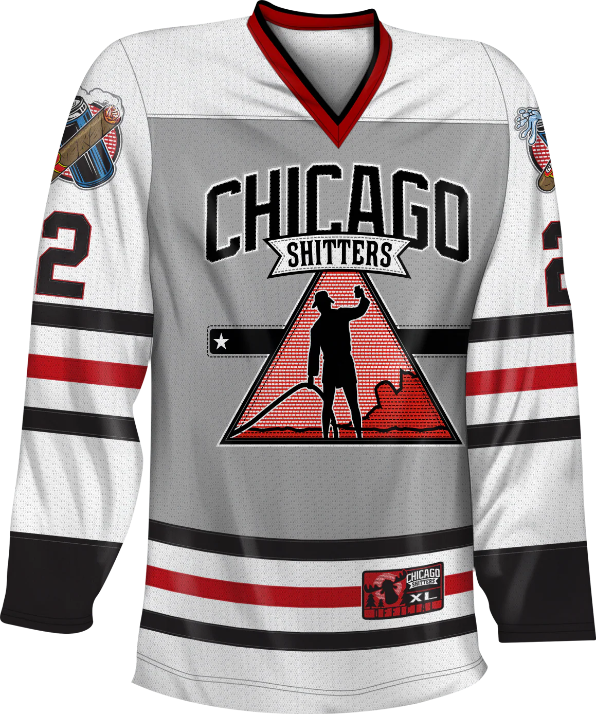 Chicago Shitters Christmas Vacation Hockey Jersey