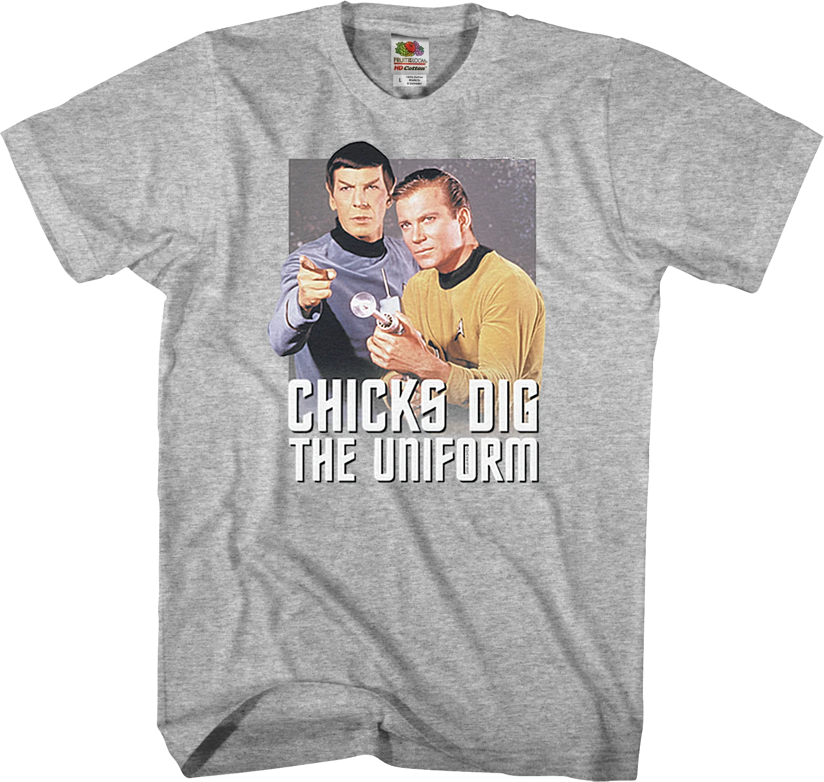 Chicks Dig The Uniform Star Trek T-Shirt