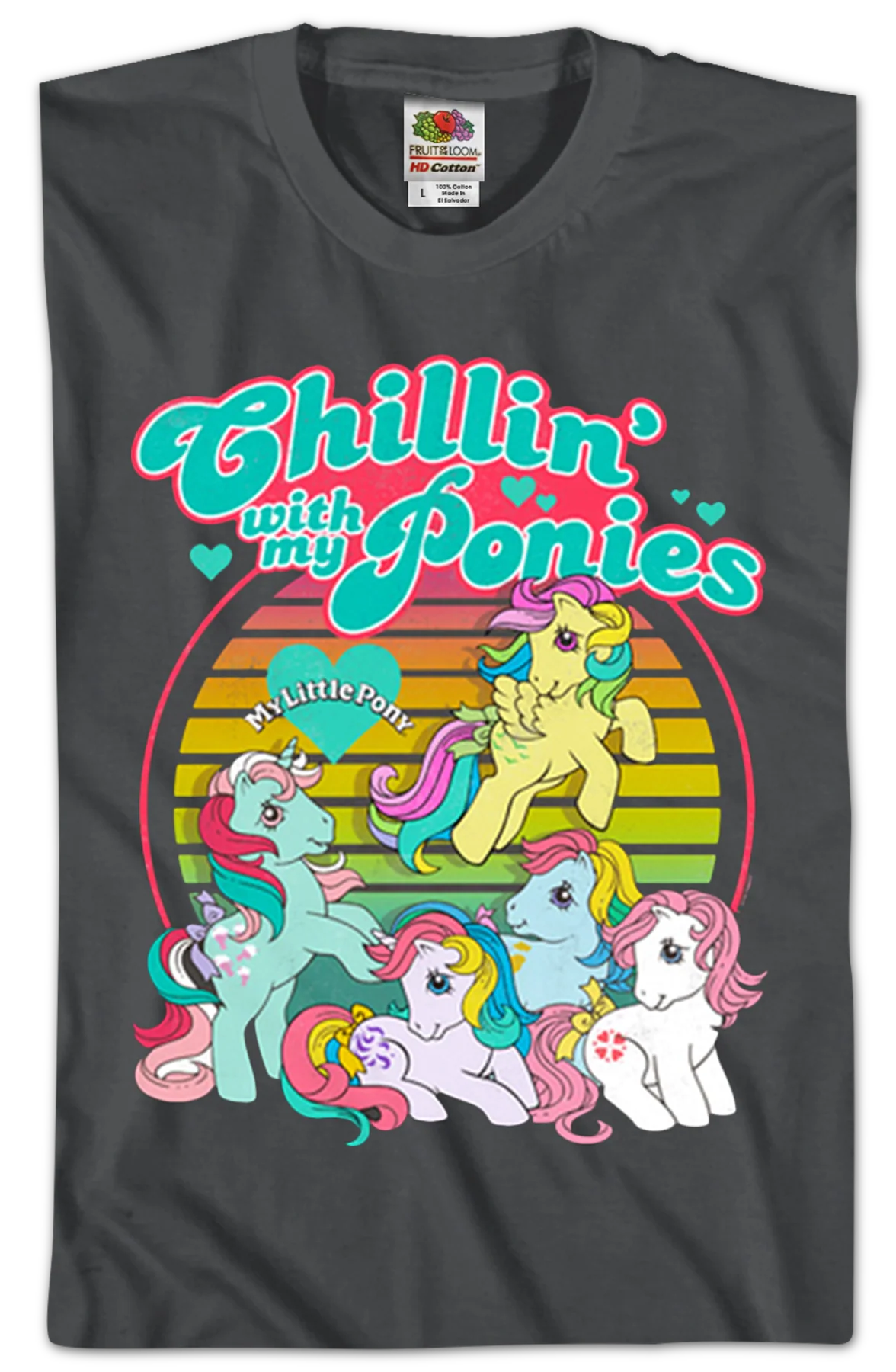 Chillin' With My Ponies My Little Pony T-Shirt - Image 2