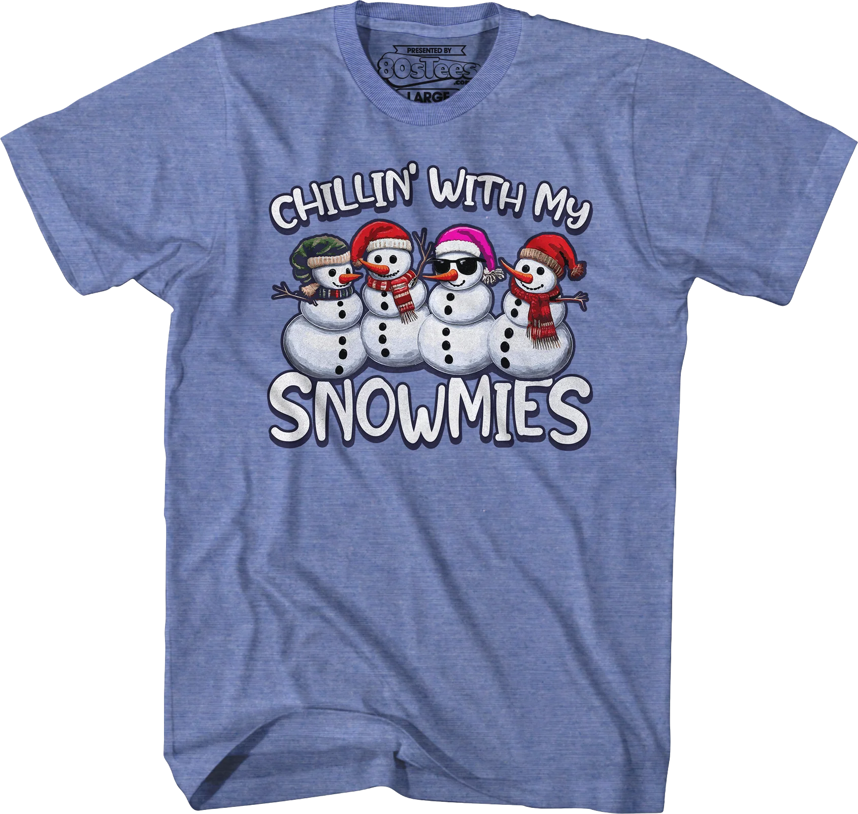 Chillin' With My Snowmies T-Shirt - Image 4