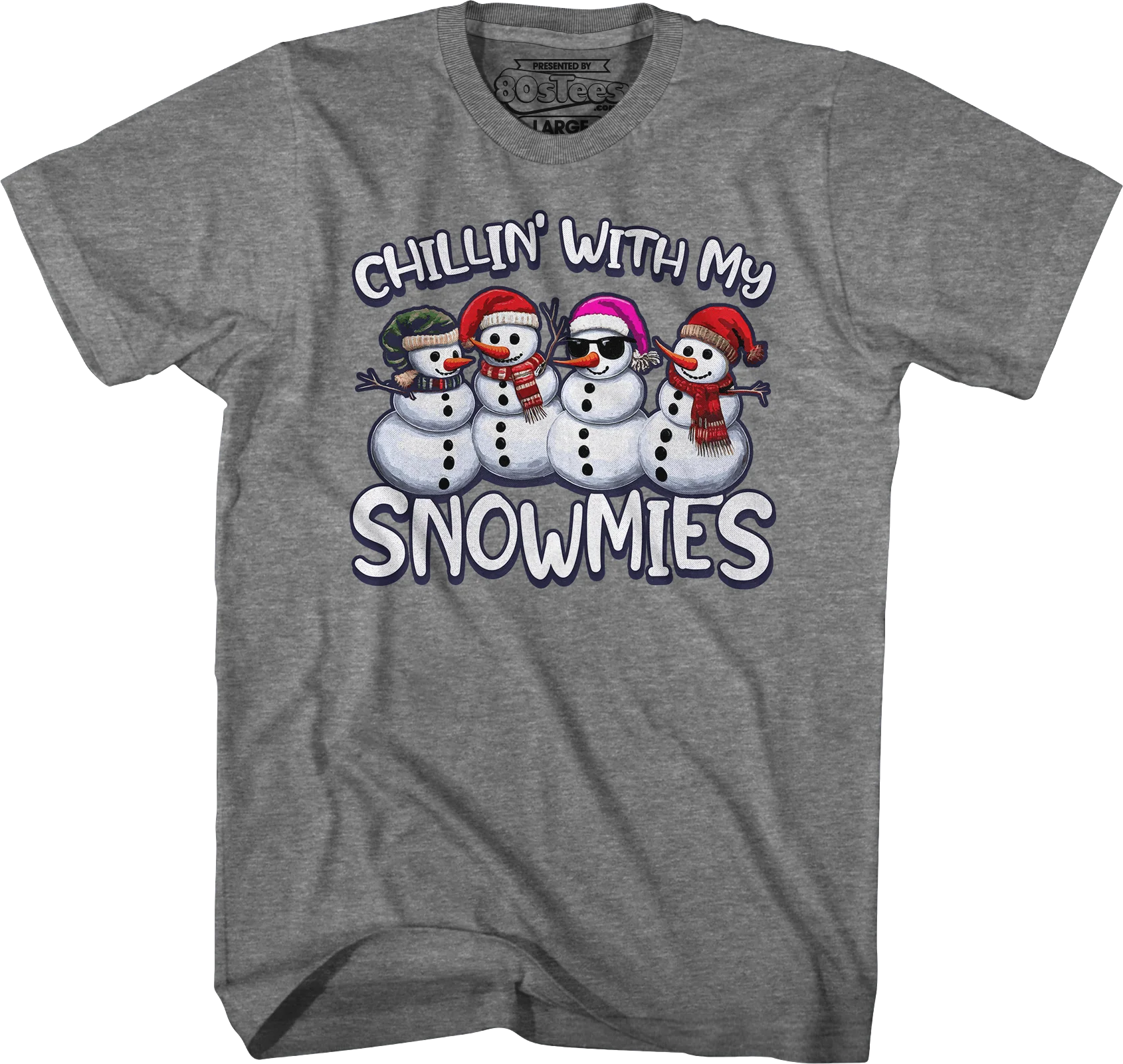 Chillin' With My Snowmies T-Shirt - Image 6
