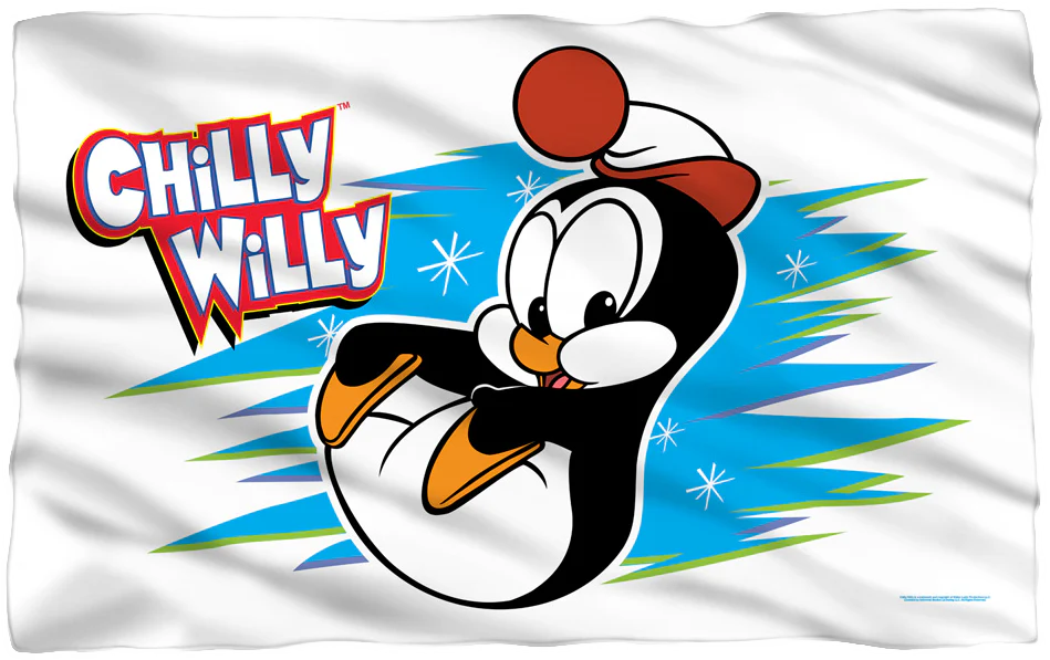Chilly Willy 36 x 58 Fleece Blanket